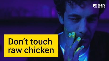 Erklärvideo: Don't touch raw chicken